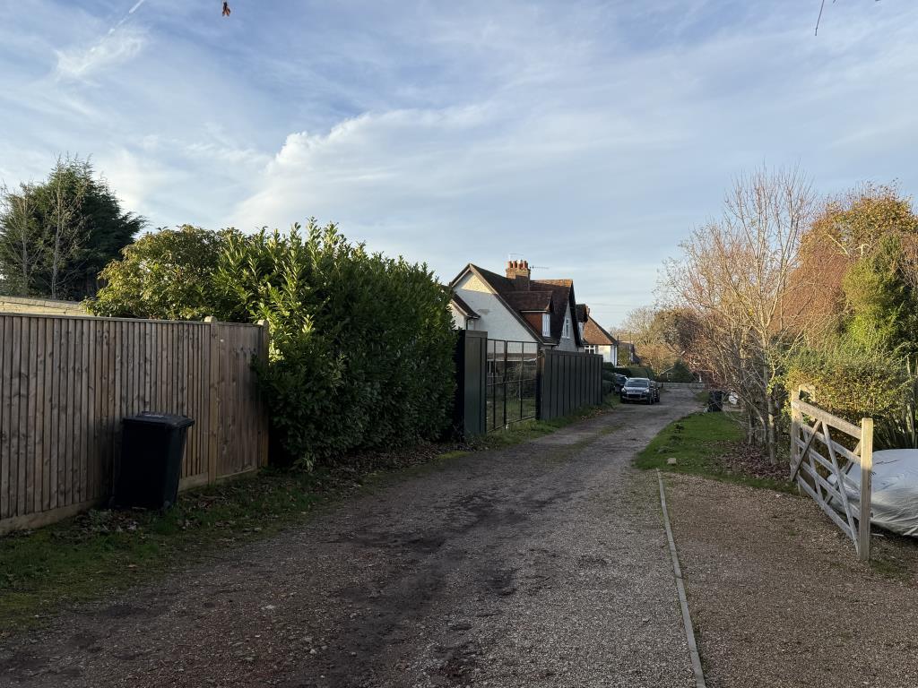 View From South to Site with Planning for Four Fla