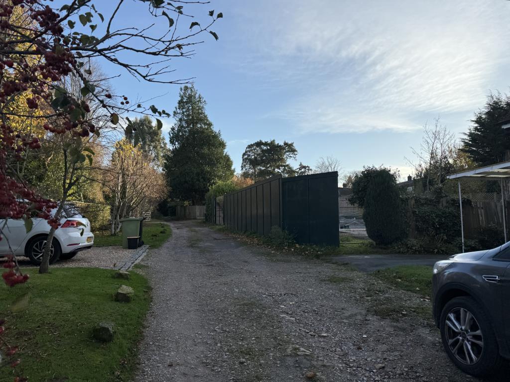 View From North to Site with Planning for Four Fla