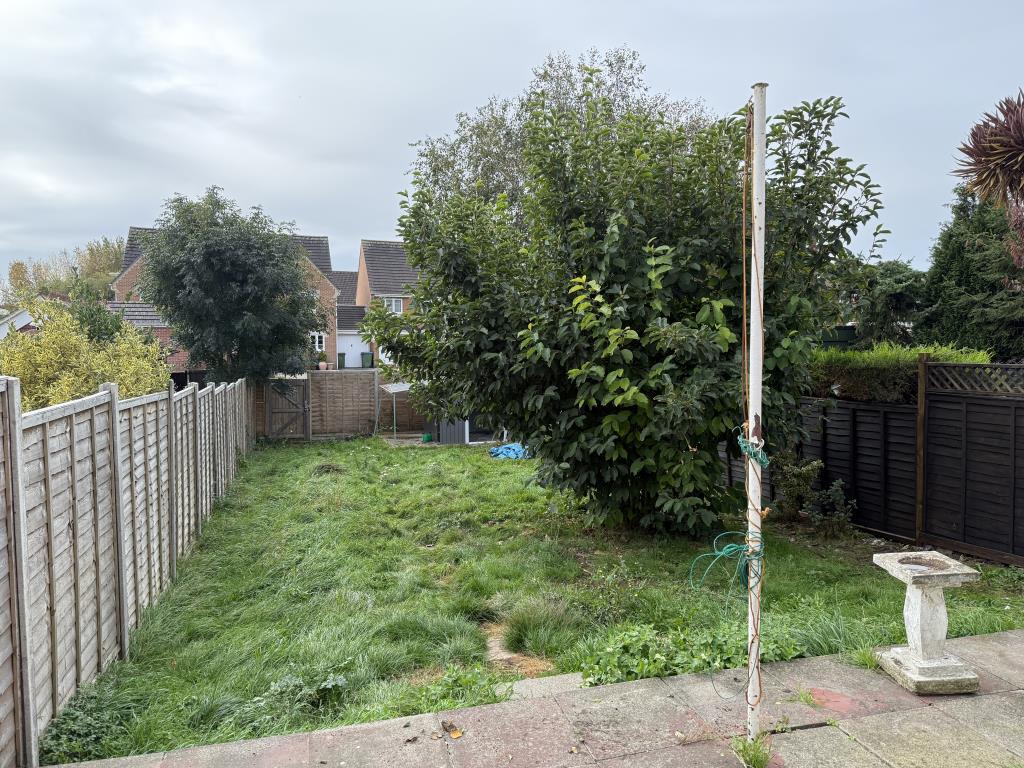 Garden with patio in foreground