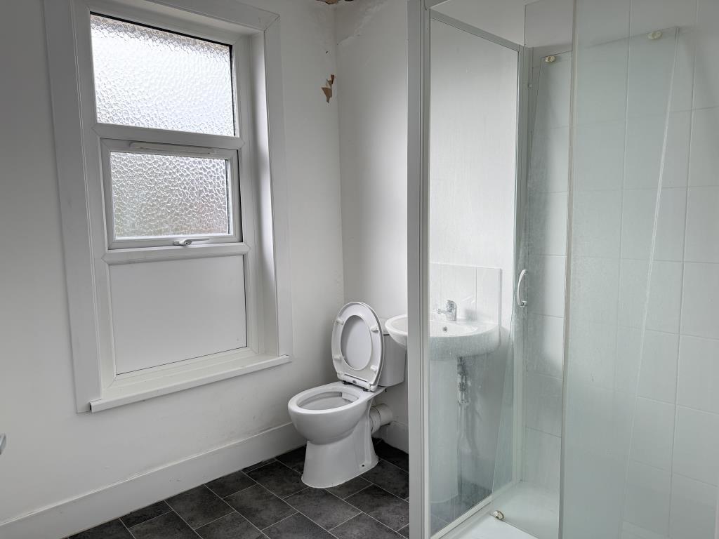 Bathroom with shower cubicle