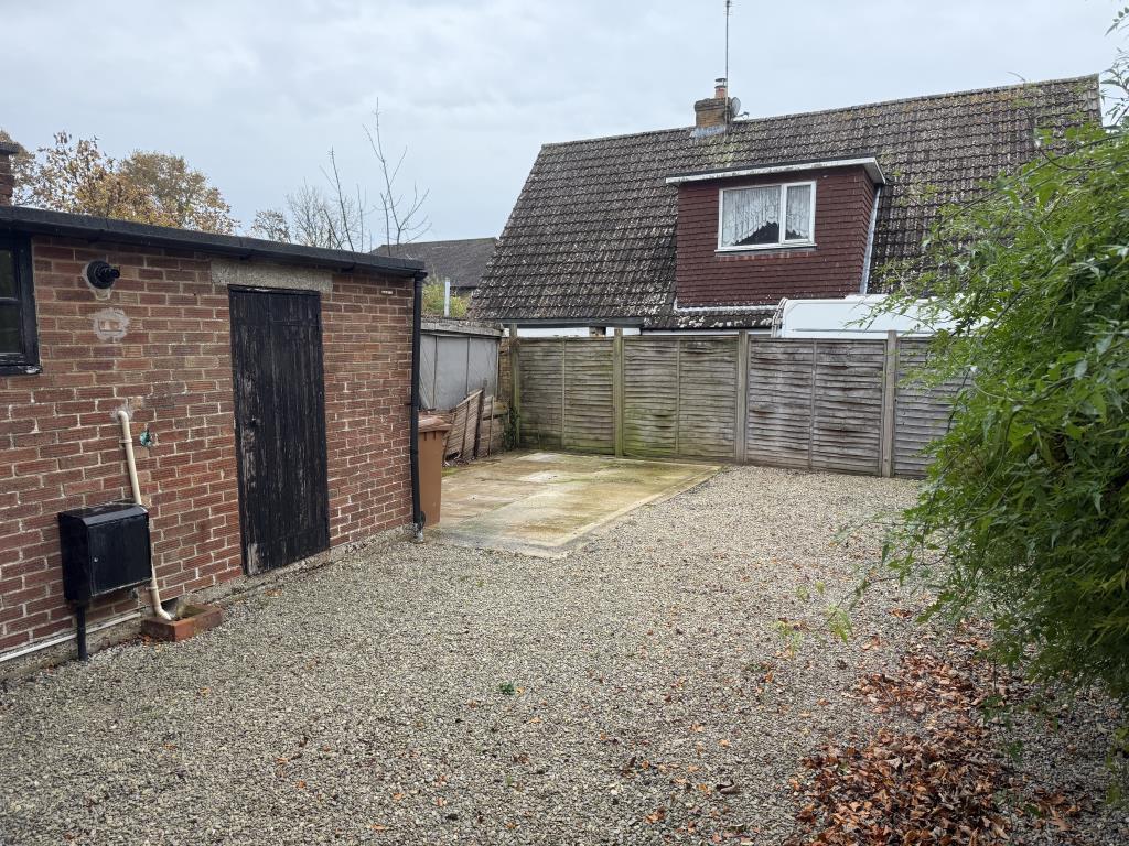 Rear yard of Semi in Wealden Village
