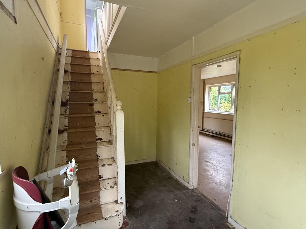 Entrance Hall in Semi in need of Refurbishment