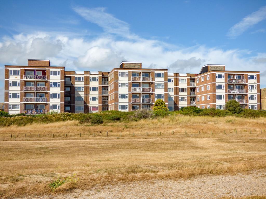 View taken from beach looking at Ward Court