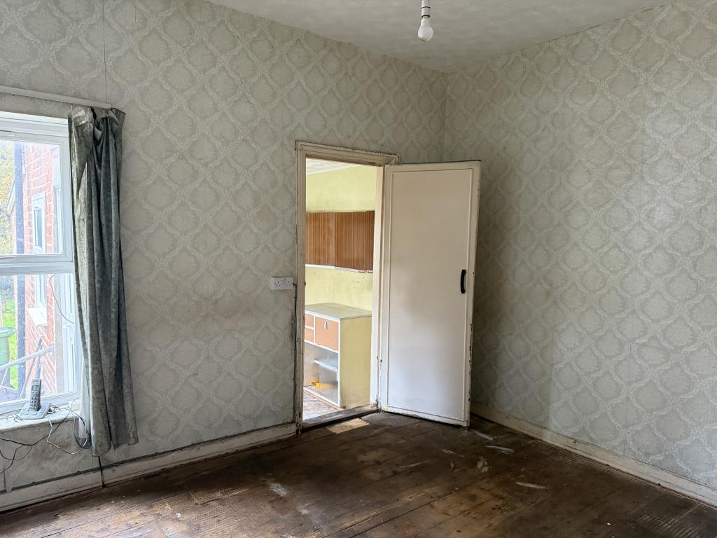 Dining room with window to garden