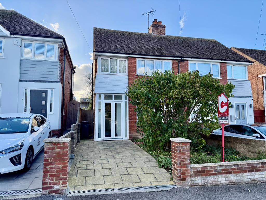 Semi-detached house with driveway