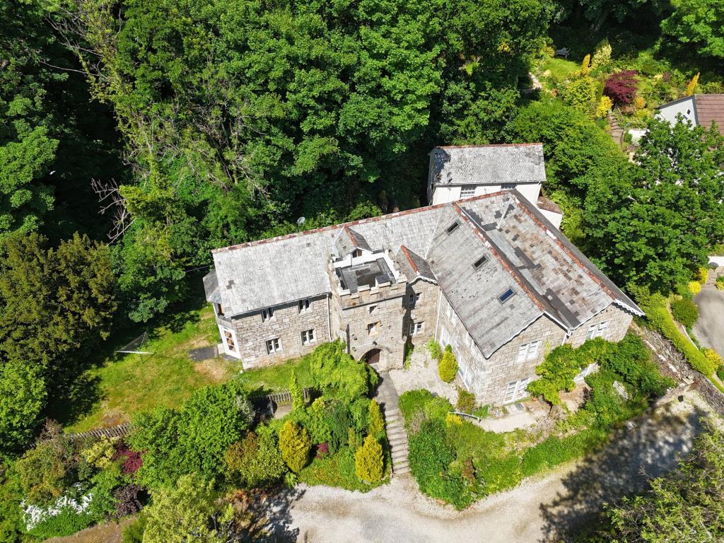 Drone picture of the property