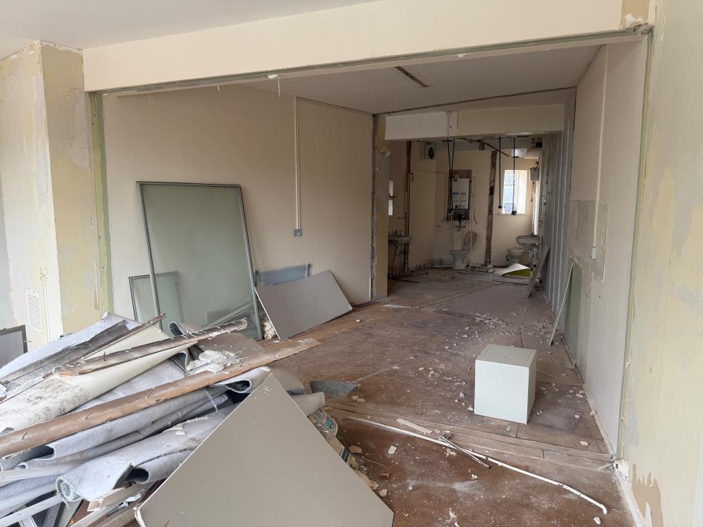 Internal view of first floor front to back