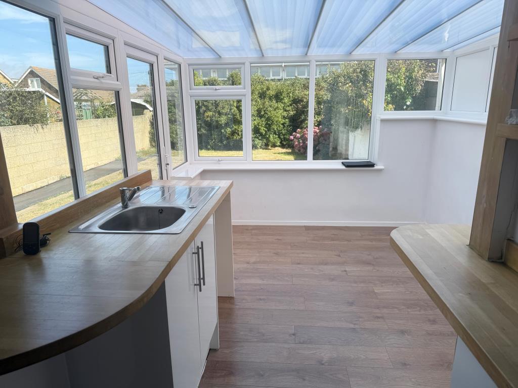Conservatory overlooking rear garden