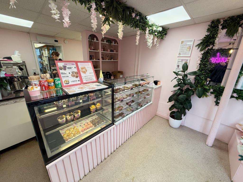 Sale counter area in the cafe