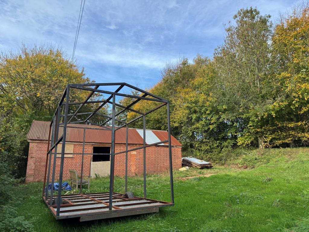 A Side View of the Barn