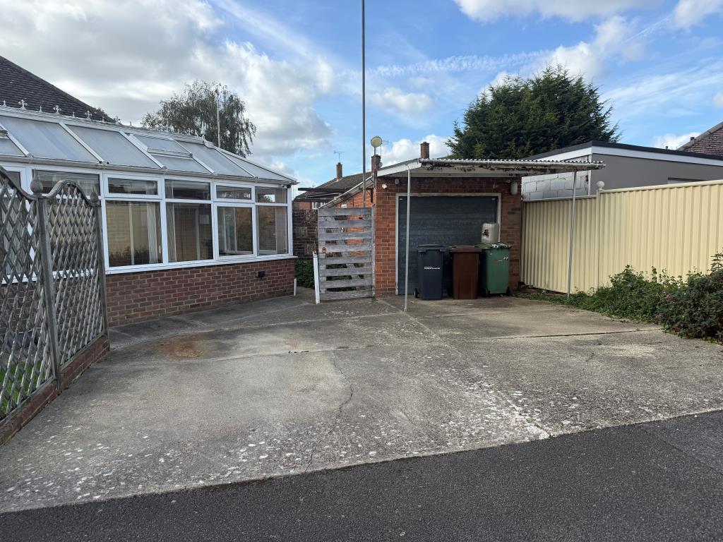 Garage and driveway