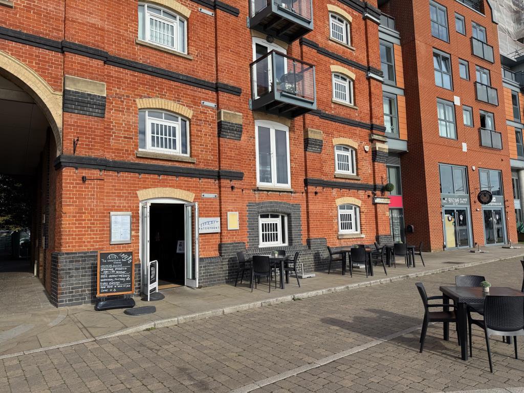 Restaurant premises on the marina at Ipswich