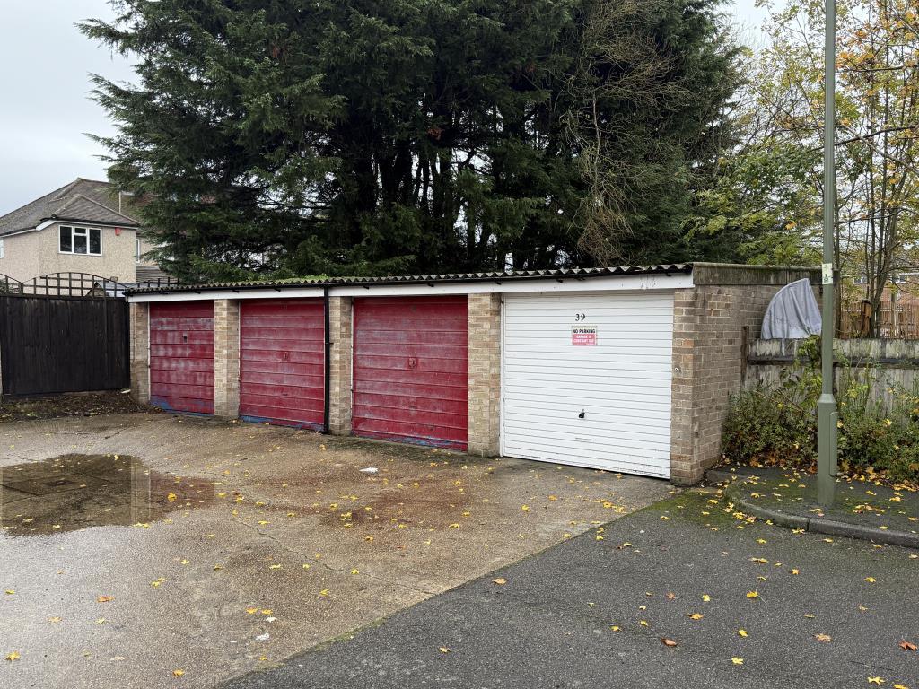 Right Hand Block of 4 Garages