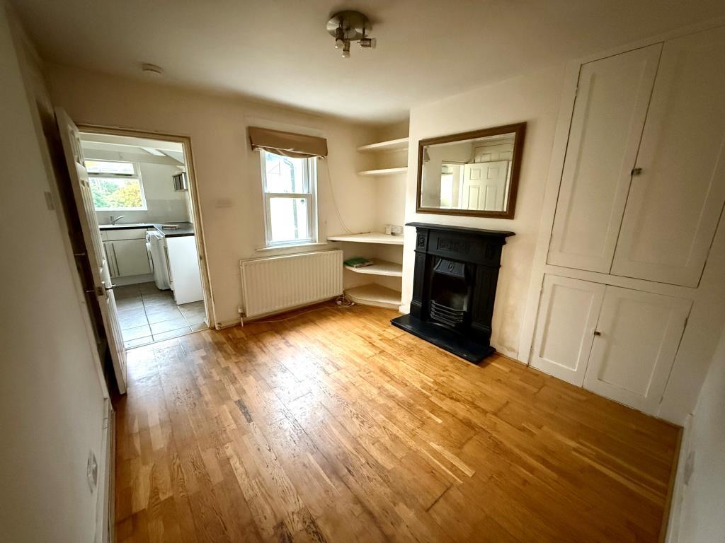 Dining room with access to basement