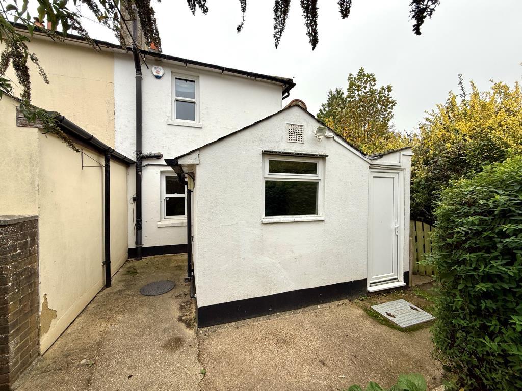Rear of property with side access