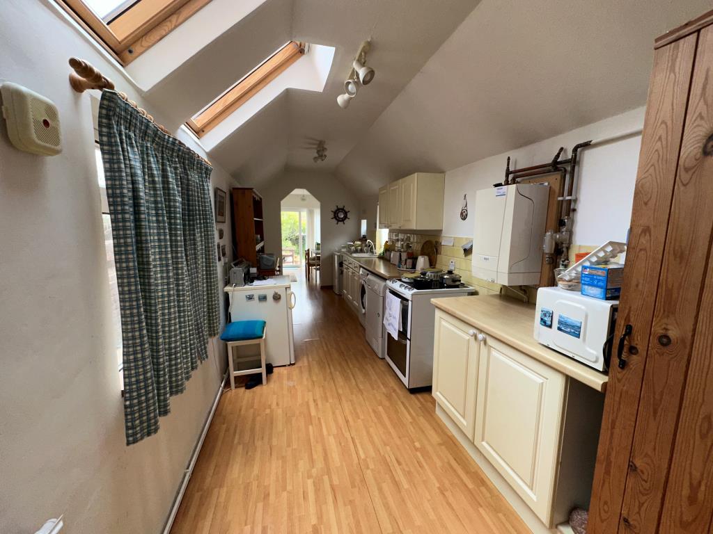 Kitchen looking out towards garden