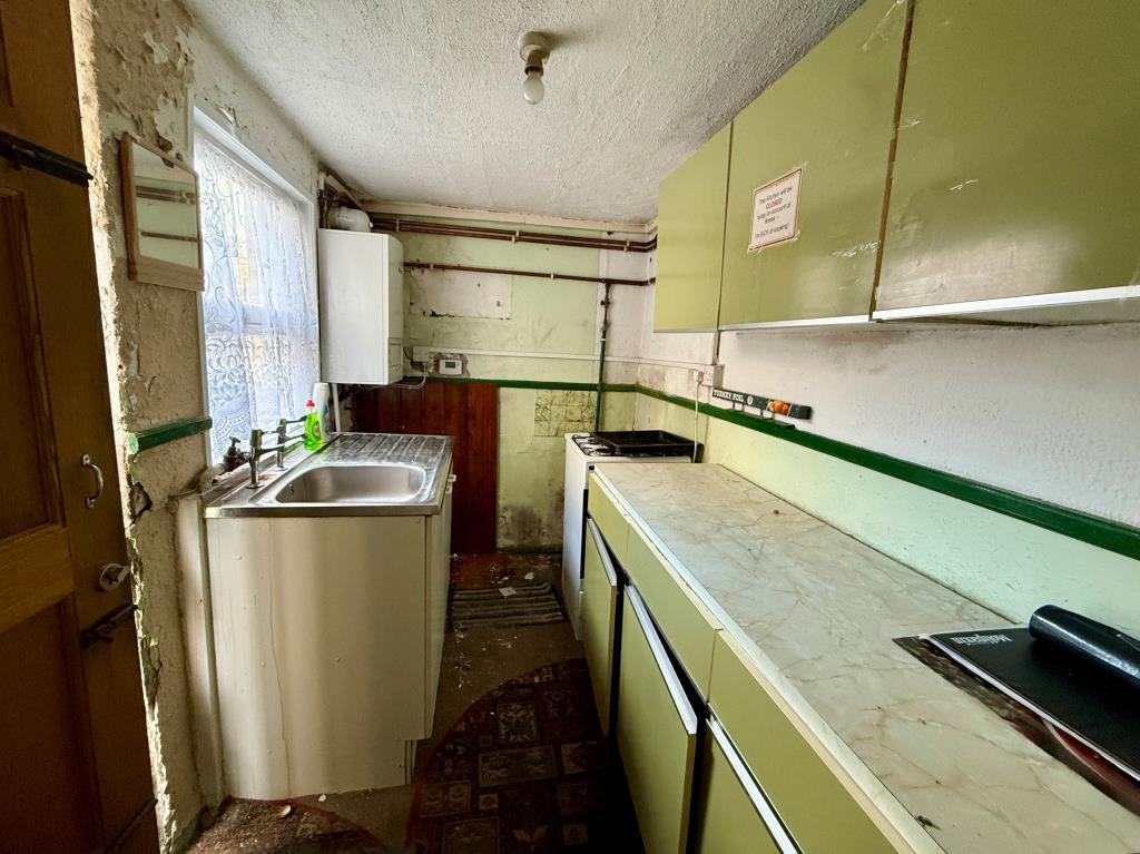 Kitchen with access to garden