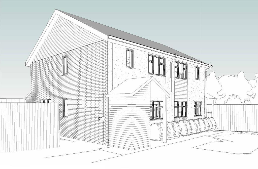Artists impression of new houses