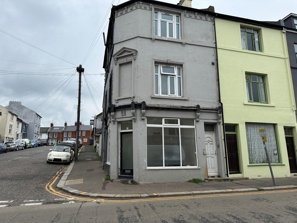 Front elevation showing ground floor dual aspect o