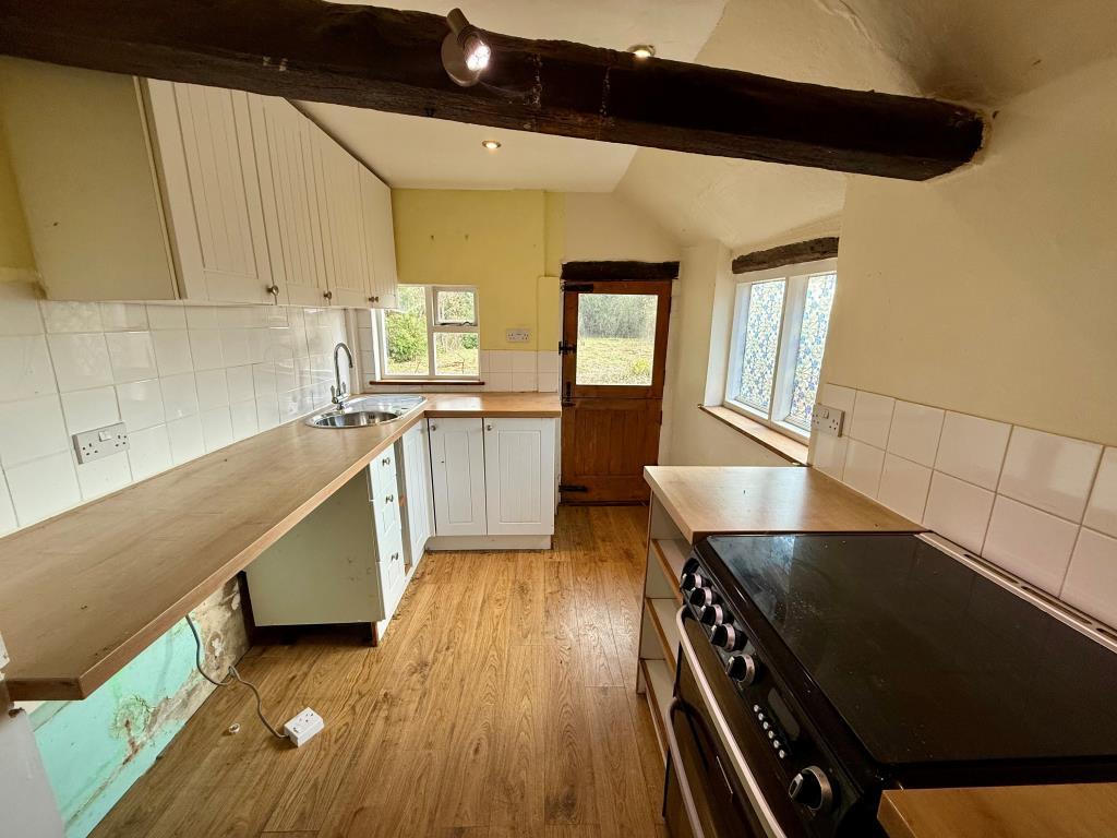 Kitchen with access to garden