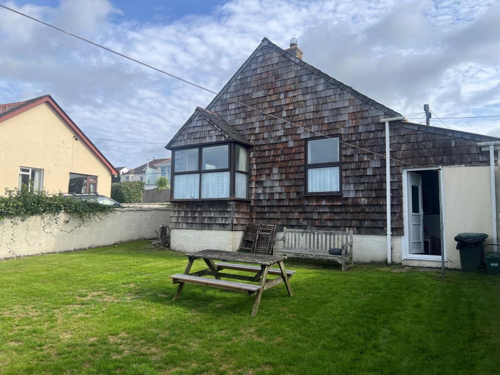 Rear elevation and garden