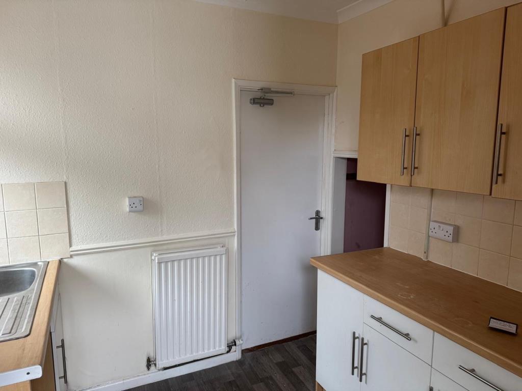 Reverse angle of the kitchen