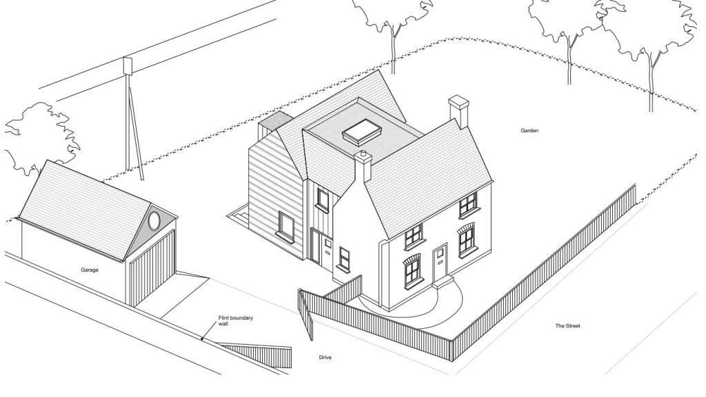 Proposed elevation of new development