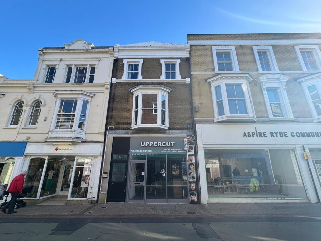 View of the property from the high street