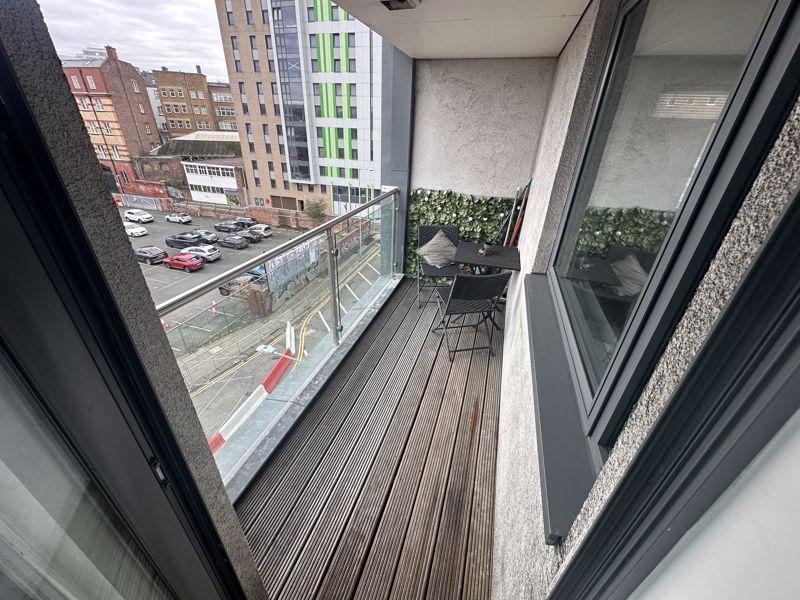 Balcony With City