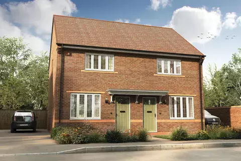 2 bedroom semi-detached house for sale, Plot 410, The Drake at Shottery View, Alcester Road, Shottery CV37