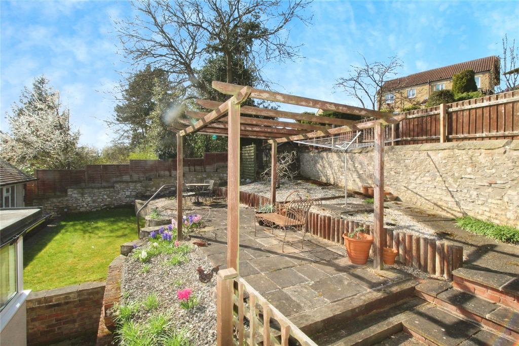 Rear Tiered Garden