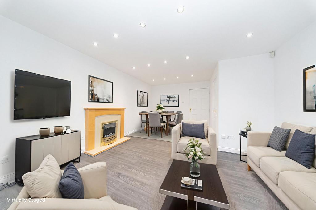Virtually Staged Lounge