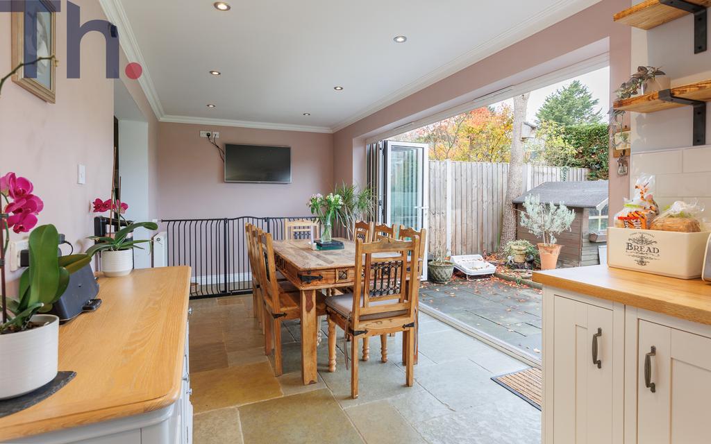 Dining Area with Bifold Doors