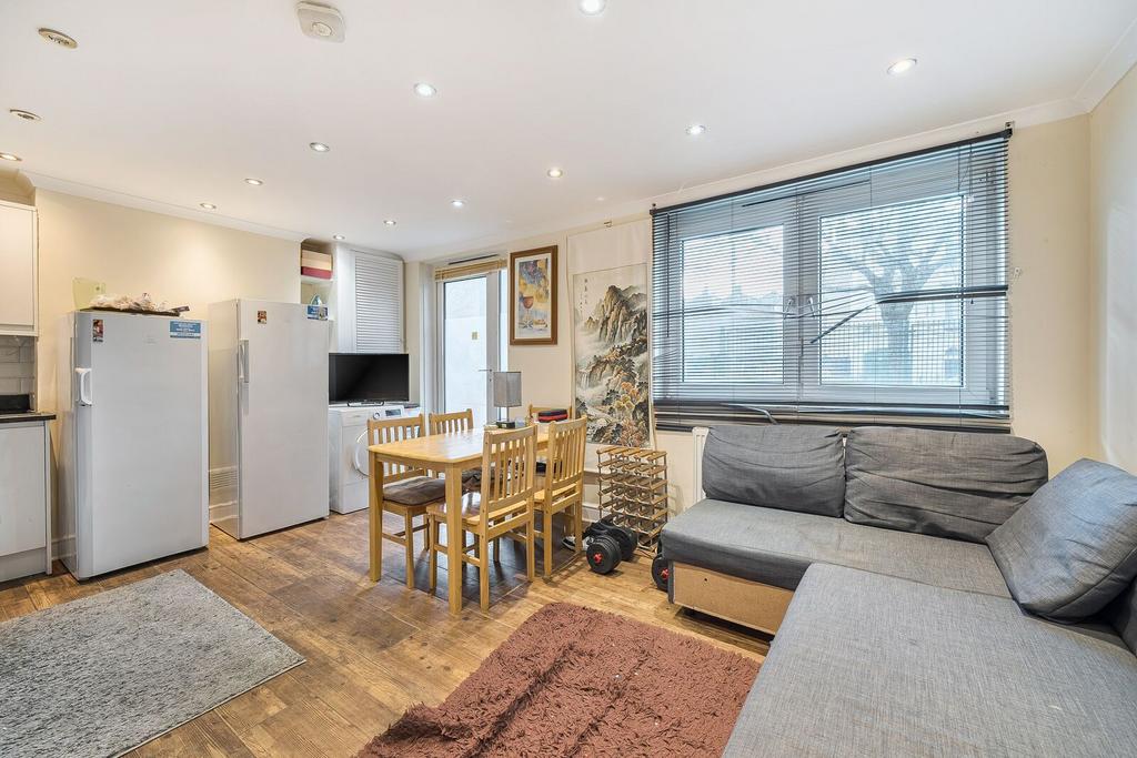 Open-plan living area, open plan living