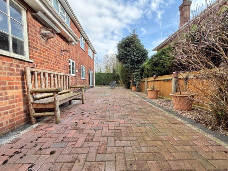Rear courtyard