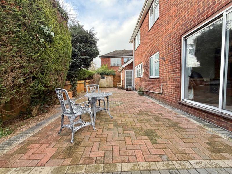Rear courtyard view