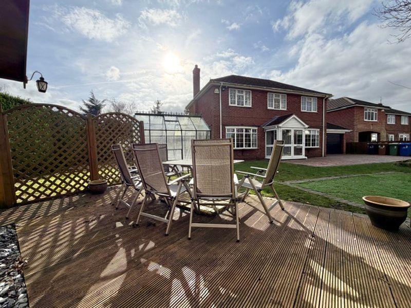 Decked area to the