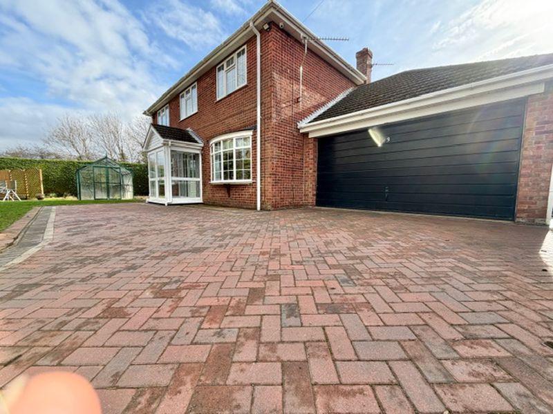 Driveway and garage
