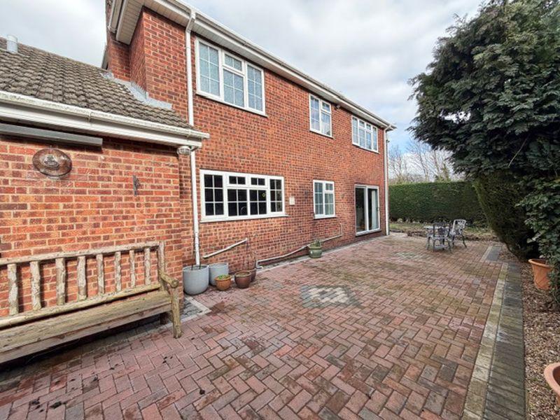 Rear patio