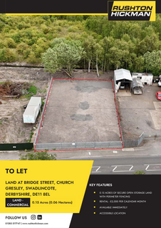 Land to rent, 1 Bridge St Swadlincote DE11 8EL