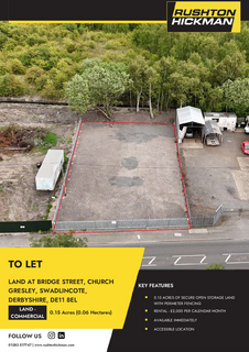 Land to rent, 1 Bridge St Swadlincote DE11 8EL