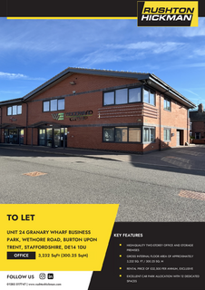 Office to rent, 24 Wetmore Rd Burton-On-Trent DE14 1DU