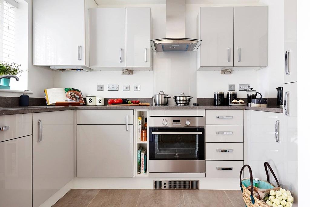 A modern easy to clean kitchen