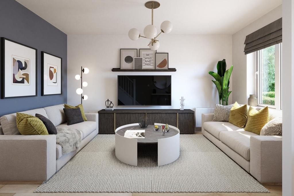 Open plan lounge with plenty of space for two...