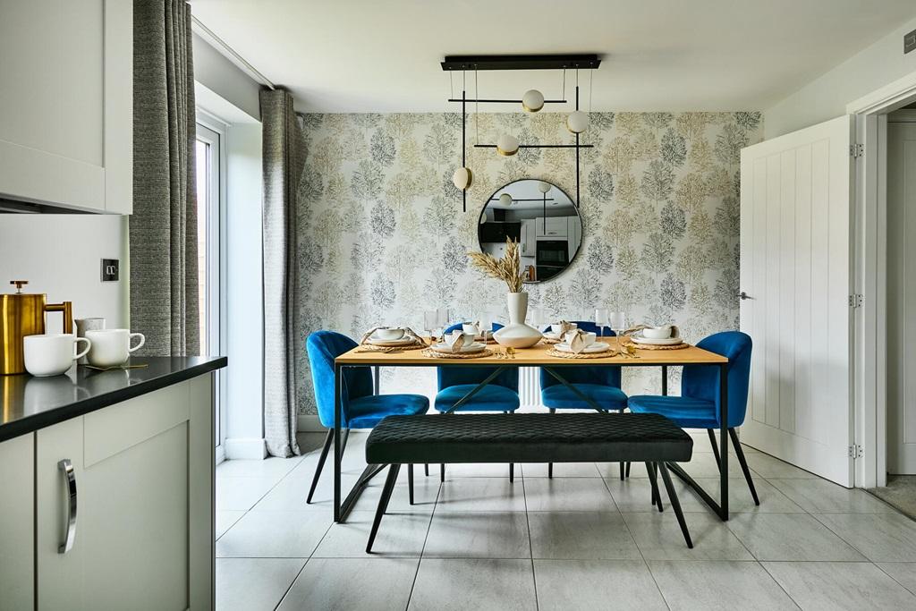 Space for a family sized dining table