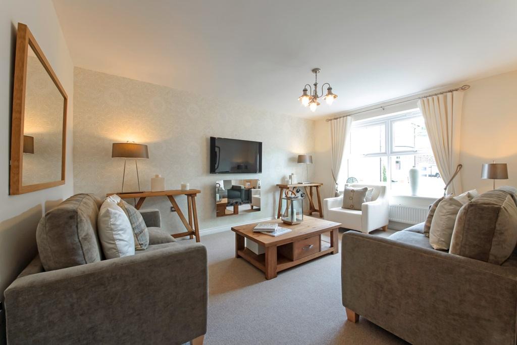 Enjoy the large scale living room space