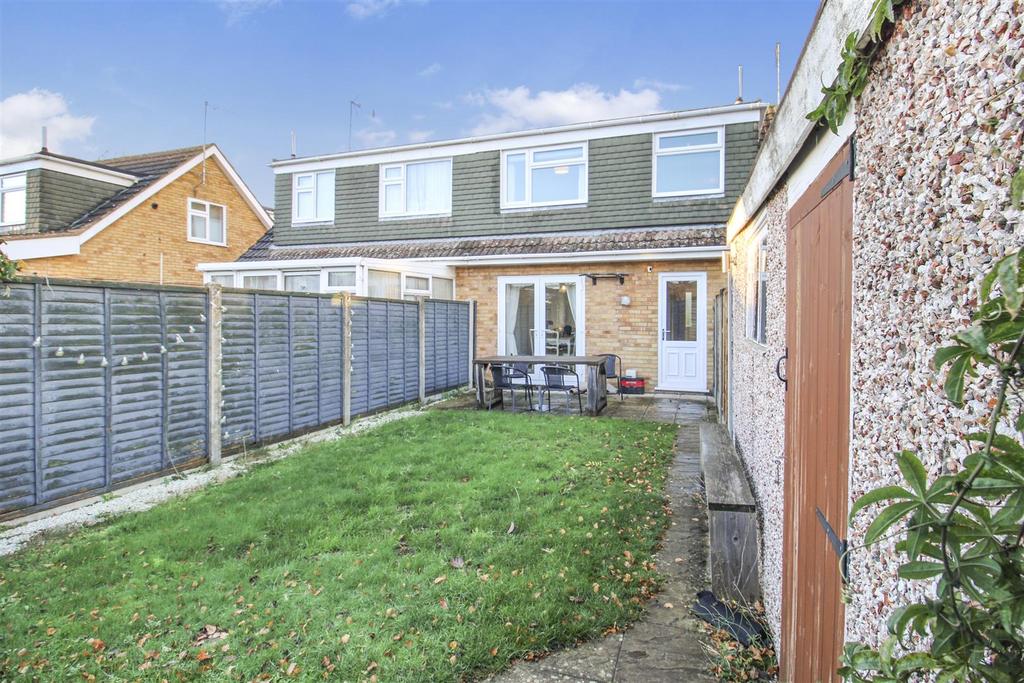 Rear of property