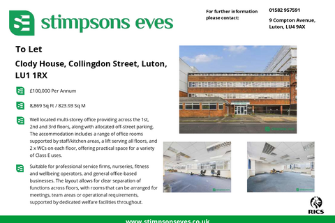 Office to rent, 90-100 Collingdon St Luton LU1 1RX