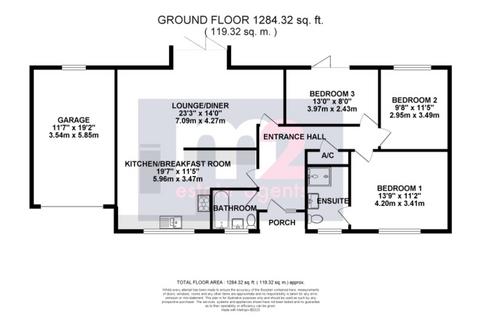 3 bedroom bungalow for sale, Augustan Drive, Newport NP18