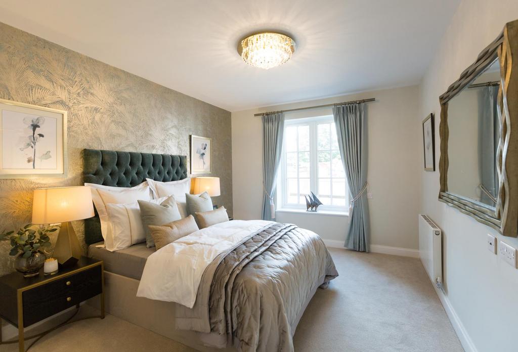 Show home master bedroom
